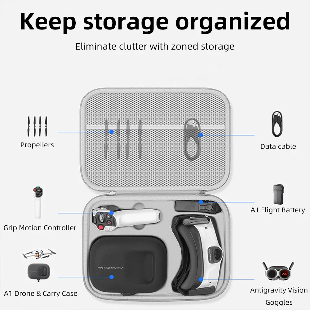 Opbergtas PU Lederen Stootvast - Drone Hard Shell Case recensie en prijs