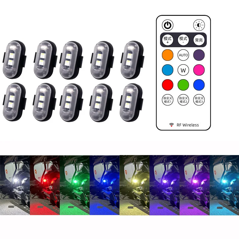 2/4/8Pcs Draadloze Afstandsbed - Drone Strobe Light recensie en prijs